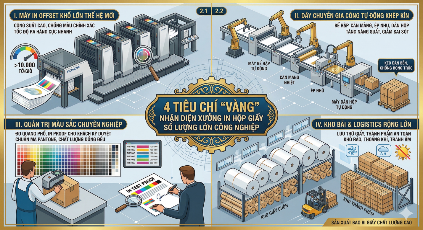rủi ro khi đặt in hộp giấy qua đơn vị trung gian
