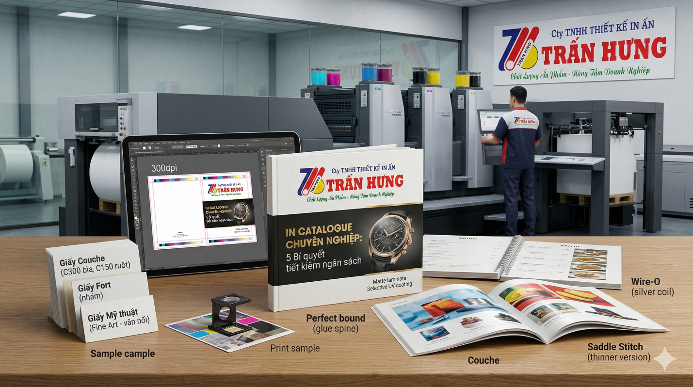 Khái niệm và giá trị của việc in catalogue chuyên nghiệp