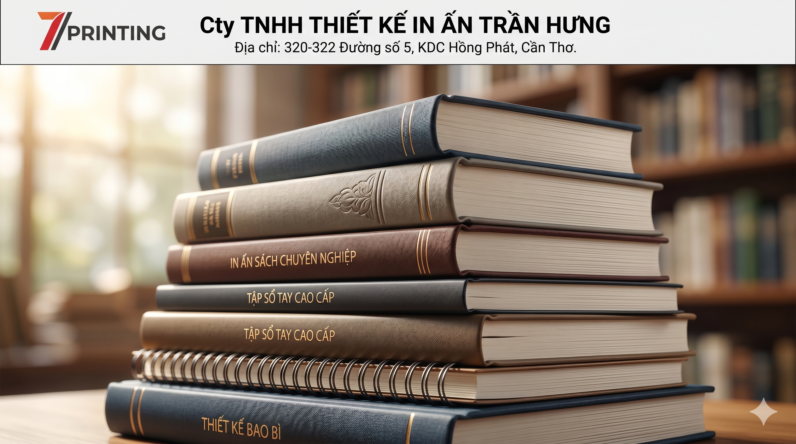 Dịch vụ in tập và sách chuyên nghiệp tại xưởng Trấn Hưng